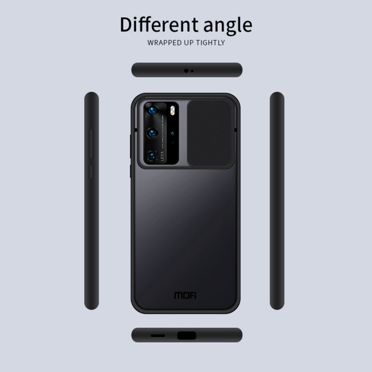 For Huawei P40 Pro MOFI Xing Dun Series PC + TPU Anti-peep Waterproof And Anti-drop All-inclusive Protective Shell, Translucent Frosted(Green) - Huawei Cases by MOFI | Online Shopping South Africa | PMC TechLife | Buy Now Pay Later Mobicred