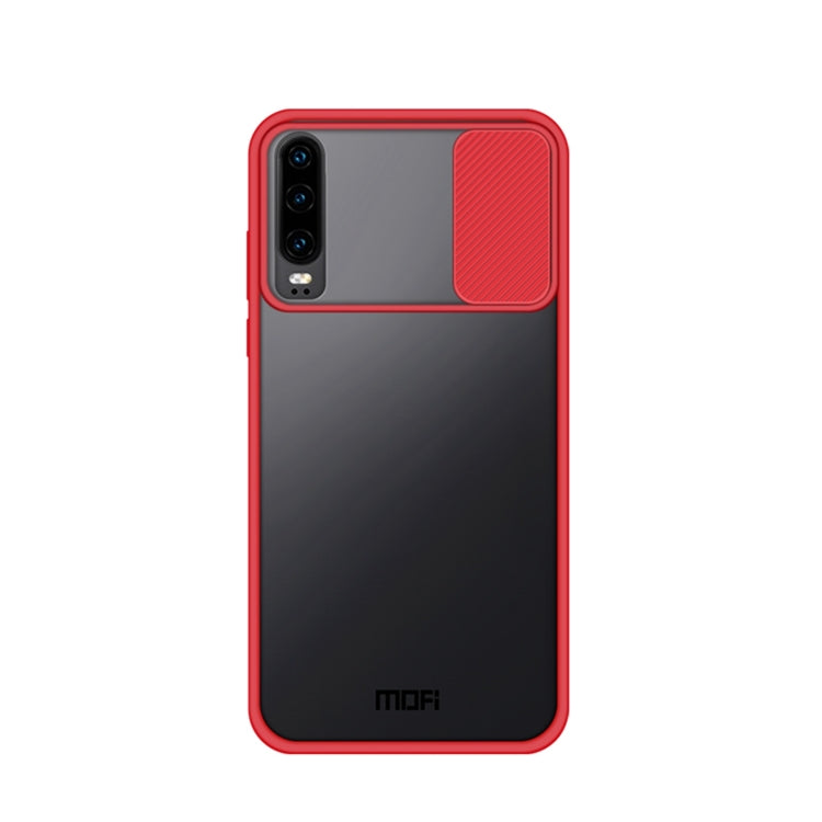 For Huawei P40 Pro+ MOFI Xing Dun Series PC + TPU Anti-peep Waterproof And Anti-drop All-inclusive Protective Shell, Translucent Frosted(Red) - Huawei Cases by MOFI | Online Shopping South Africa | PMC TechLife