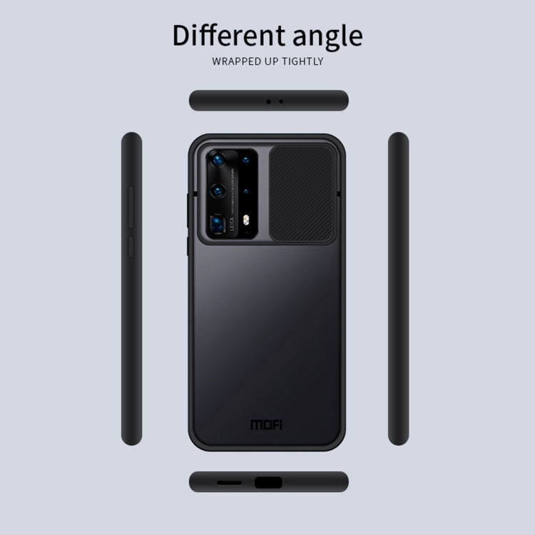 For Huawei P40 Pro+ MOFI Xing Dun Series PC + TPU Anti-peep Waterproof And Anti-drop All-inclusive Protective Shell, Translucent Frosted(Red) - Huawei Cases by MOFI | Online Shopping South Africa | PMC TechLife