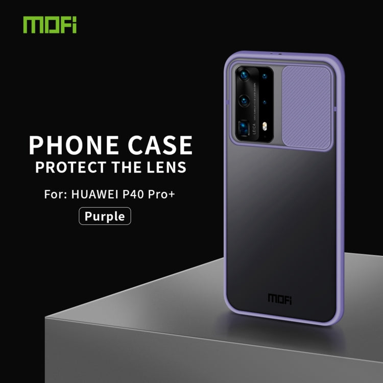 For Huawei P40 Pro+ MOFI Xing Dun Series PC + TPU Anti-peep Waterproof And Anti-drop All-inclusive Protective Shell, Translucent Frosted(Purple) - Huawei Cases by MOFI | Online Shopping South Africa | PMC TechLife