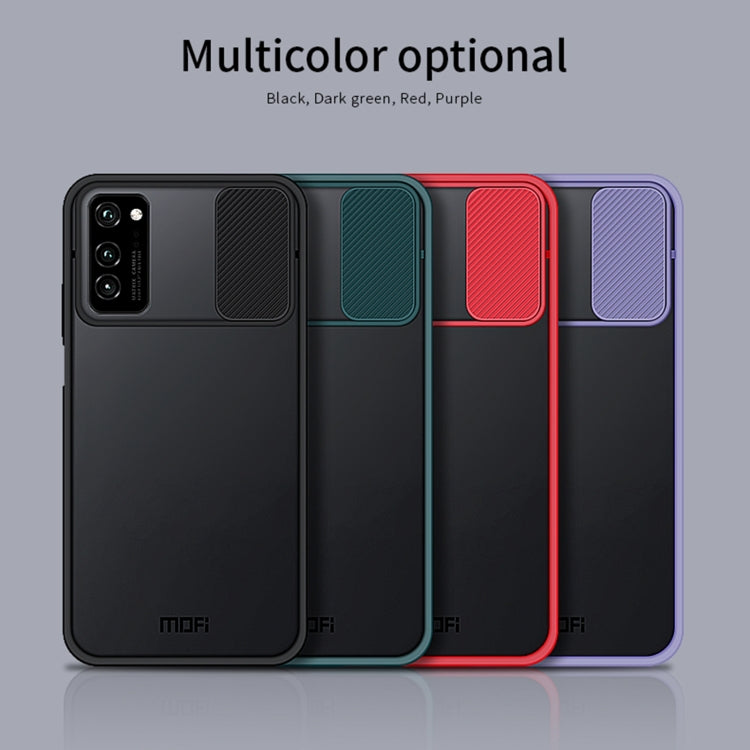 For Huawei HonorV30 MOFI Xing Dun Series PC + TPU Anti-peep Waterproof And Anti-drop All-inclusive Protective Shell, Translucent Frosted(Black) - Huawei Cases by MOFI | Online Shopping South Africa | PMC TechLife