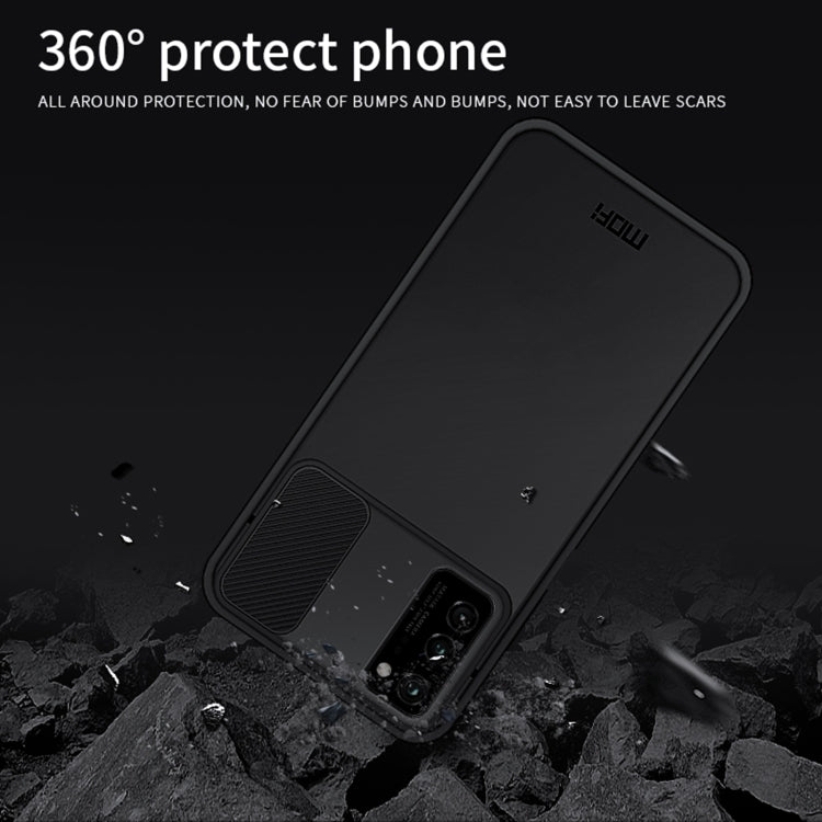 For Huawei HonorV30 MOFI Xing Dun Series PC + TPU Anti-peep Waterproof And Anti-drop All-inclusive Protective Shell, Translucent Frosted(Red) - Huawei Cases by MOFI | Online Shopping South Africa | PMC TechLife