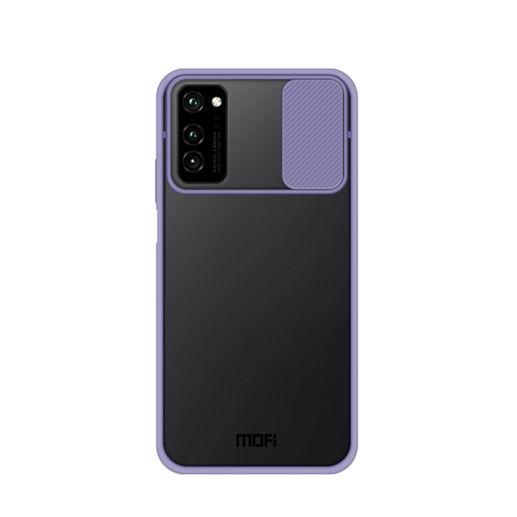 For Huawei HonorV30 MOFI Xing Dun Series PC + TPU Anti-peep Waterproof And Anti-drop All-inclusive Protective Shell, Translucent Frosted(Purple) - free shipping - PMC TechLife - Order now!