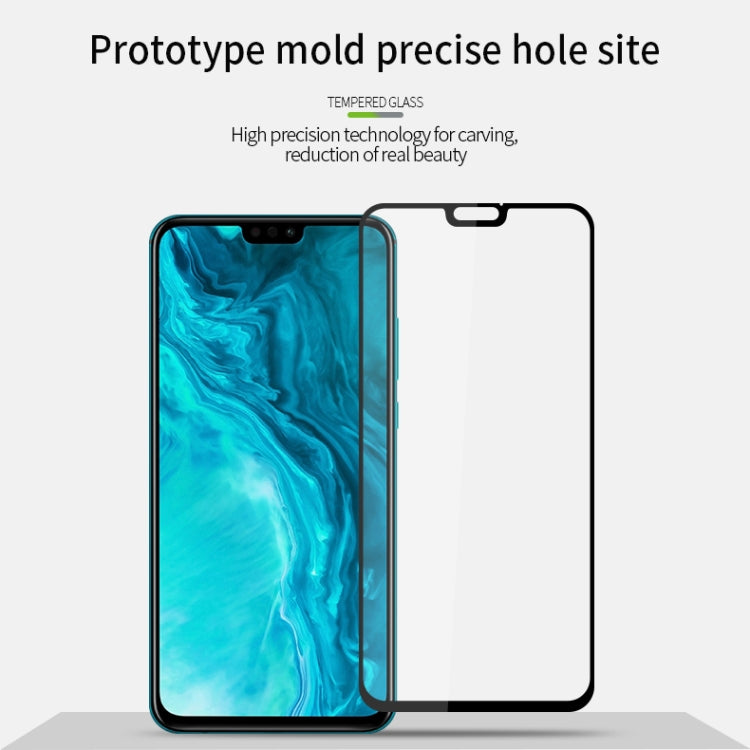 For Huawei Honor 9X Lite MOFI 9H 2.5D Full Screen Tempered Glass Film(Black) - Honor Tempered Glass by MOFI | Online Shopping South Africa | PMC TechLife | Buy Now Pay Later Mobicred