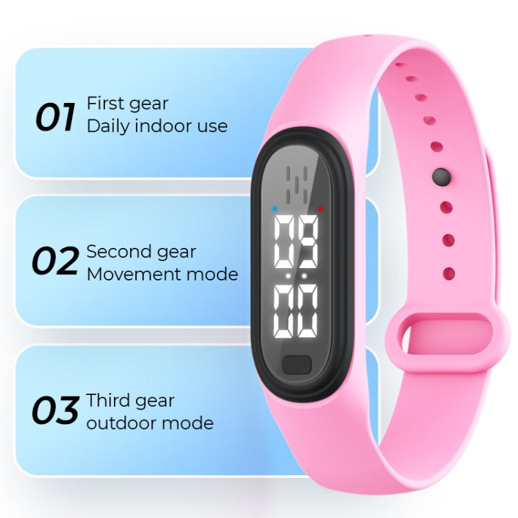 Q2 Outdoor Ultrasonic Electronic Mosquito Repellent Bracelet, Support Three-gear Mode & Time Display(Black) - Repellent Wristband by PMC TechLife | Online Shopping South Africa | PMC TechLife | Buy Now Pay Later Mobicred