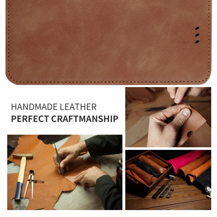 For OPPO Reno 2Z & Reno 2F Retro Skin Feel Business Magnetic Horizontal Flip Leather Case(Brown) - OPPO Cases by PMC TechLife | Online Shopping South Africa | PMC TechLife | Buy Now Pay Later Mobicred