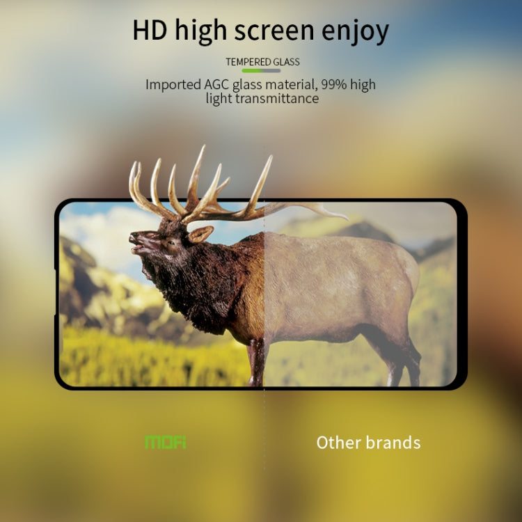 For Huawei Honor Play4 MOFI 9H 2.5D Full Screen Tempered Glass Film(Black) - Honor Tempered Glass by MOFI | Online Shopping South Africa | PMC TechLife | Buy Now Pay Later Mobicred