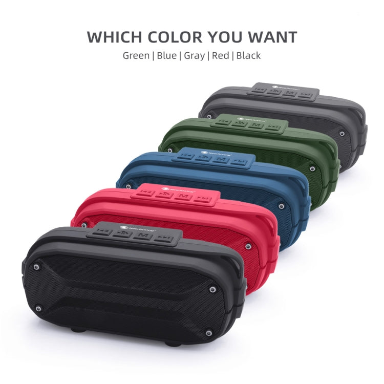 NewRixing NR-3023 Portable Stereo Wireless Bluetooth Speaker, Built-in Microphone, Support TF Card / FM(Green) - free shipping - PMC Jewellery - Order now!