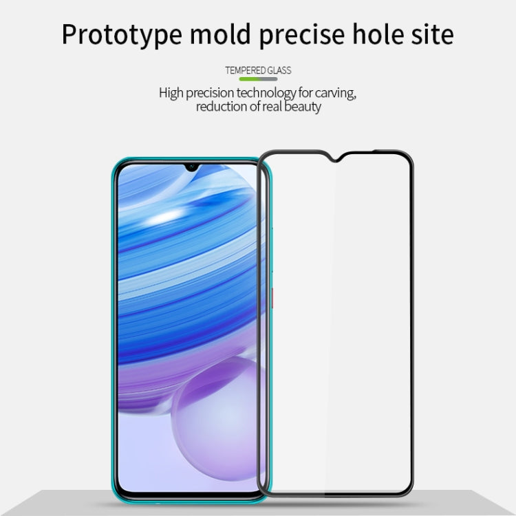 For Xiaomi Redmi 10X 5G MOFI 9H 3D Explosion-proof Curved Screen Tempered Glass Film(Black) -  by MOFI | Online Shopping South Africa | PMC TechLife