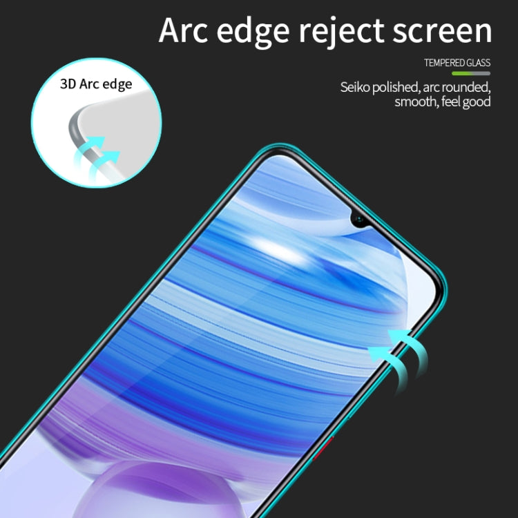For Xiaomi Redmi 10X 5G MOFI 9H 3D Explosion-proof Curved Screen Tempered Glass Film(Black) -  by MOFI | Online Shopping South Africa | PMC TechLife