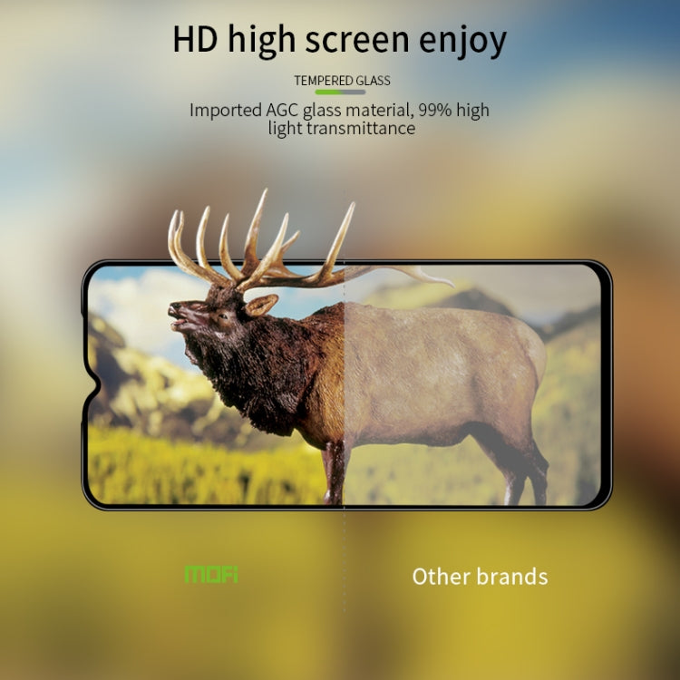 For Xiaomi Redmi 9A / 9C MOFI 9H 3D Explosion-proof Curved Screen Tempered Glass Film(Black) -  by MOFI | Online Shopping South Africa | PMC TechLife