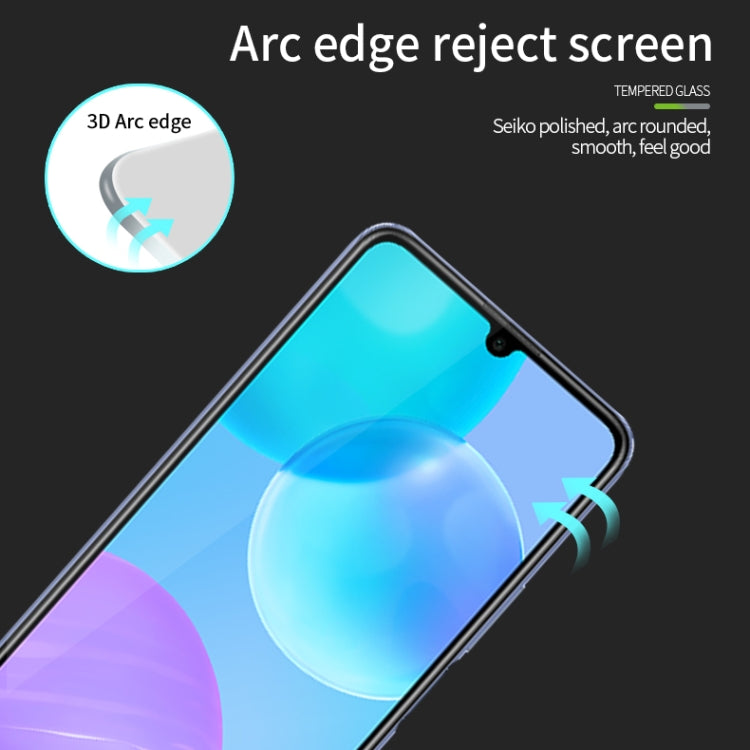 For Huawei Enjoy20 Pro/Honor30 Lite MOFI 9H 3D Explosion-proof Curved Screen Tempered Glass Film(Black) - Huawei Tempered Glass by MOFI | Online Shopping South Africa | PMC TechLife | Buy Now Pay Later Mobicred