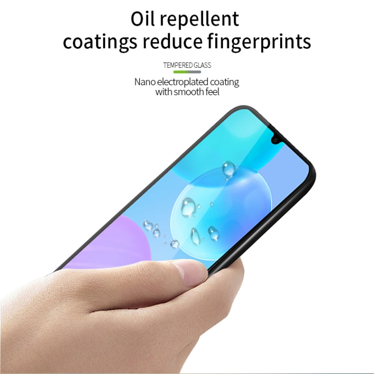 For Huawei Enjoy20 Pro/Honor30 Lite MOFI 9H 3D Explosion-proof Curved Screen Tempered Glass Film(Black) - Huawei Tempered Glass by MOFI | Online Shopping South Africa | PMC TechLife | Buy Now Pay Later Mobicred