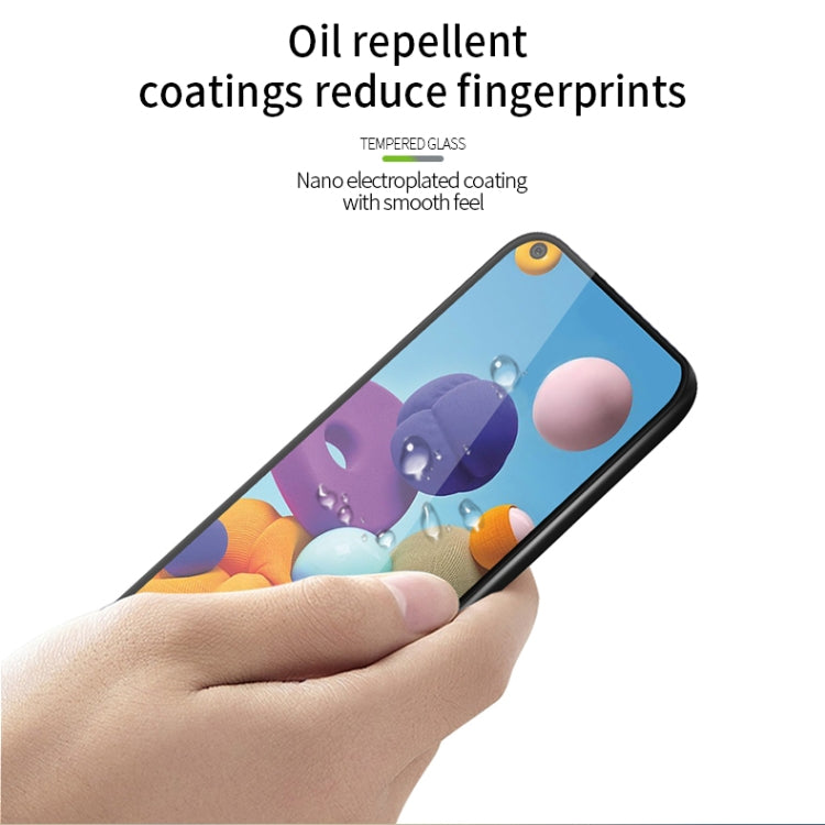 For Samsung Galaxy A21 / A21s MOFI 9H 3D Explosion-proof Curved Screen Tempered Glass Film(Black) - free shipping - PMC TechLife - Order now!