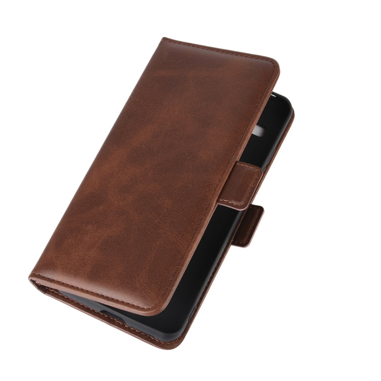 For TCL 10 Pro Dual-side Magnetic Buckle Horizontal Flip Leather Case with Holder & Card Slots & Wallet(Brown) - More Brand by PMC TechLife | Online Shopping South Africa | PMC TechLife