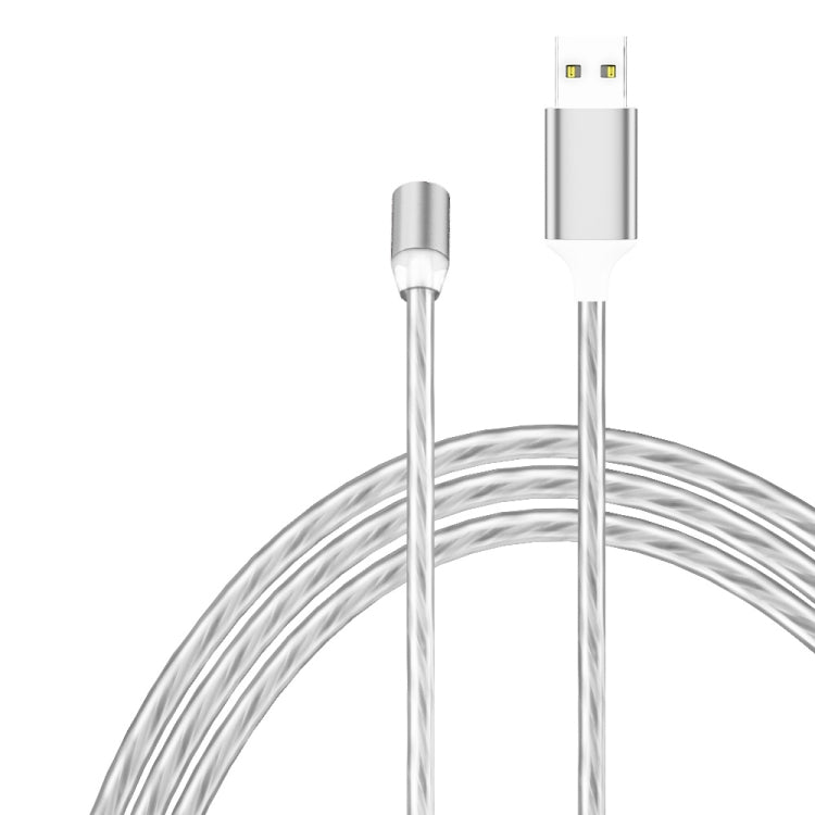 USB to 8 Pin Magnetic Suction Colorful Streamer Mobile Phone Charging  Cable, Length: 1m(Color Light) - Charging Cable & Head by PMC Jewellery | Online Shopping South Africa | PMC Jewellery | Buy Now Pay Later Mobicred