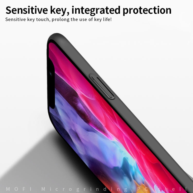 For iPhone 12 / 12 Pro MOFI Frosted PC Ultra-thin Hard Case(Black) - free shipping - PMC TechLife - Order now!
