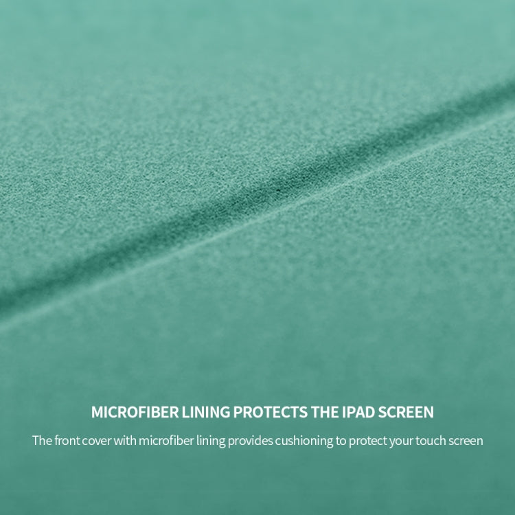 Three-folding Surface PU Leather TPU Matte Soft Bottom Case with Holder & Sleep / Wake-up Function For iPad 10.2 2021 / 2020 / 2019 / iPad Pro 10.5 inch(Sky blue) - iPad 10.2 Cases by PMC TechLife | Online Shopping South Africa | PMC TechLife