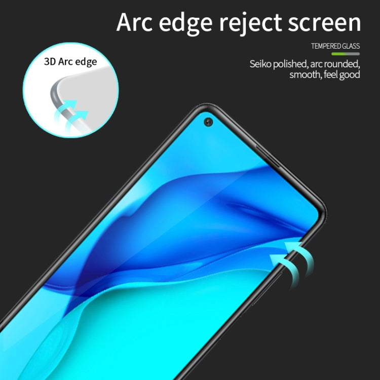 For Huawei Maimang 9 / Mate 40 Lite MOFI 9H 3D Explosion-proof Curved Screen Tempered Glass Film(Black) - free shipping - PMC TechLife - Order now!