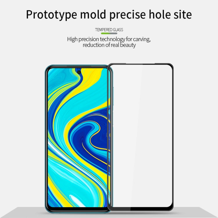 For Xiaomi Redmi Note 9/10X 4G MOFI 9H 3D Explosion-proof Curved Screen Tempered Glass Film(Black) - free shipping - PMC TechLife - Order now!