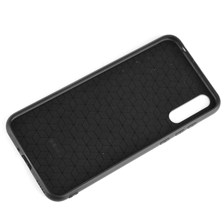 For Huawei P Smart S Shockproof Sewing Cow Pattern Skin PC + PU + TPU Case(Blue) - Huawei Cases by PMC TechLife | Online Shopping South Africa | PMC TechLife