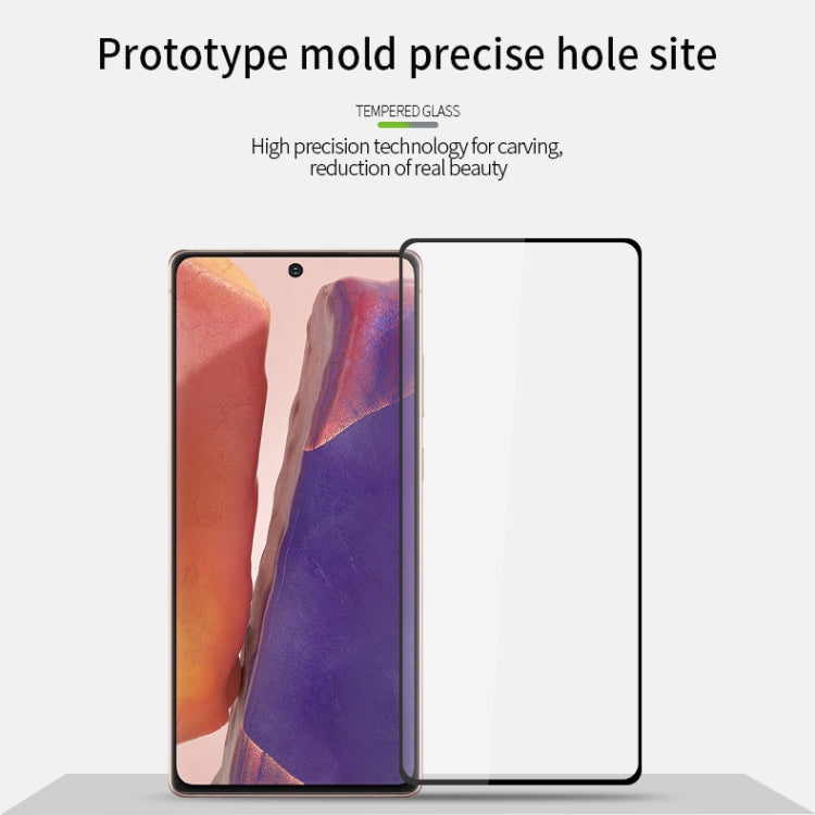 For Samsung Galaxy Note20 MOFI 9H 2.5D Full Screen Tempered Glass Film���Ultrasonic fingerprint unlock���(Black) - Galaxy Note20 Cases by MOFI | Online Shopping South Africa | PMC TechLife | Buy Now Pay Later Mobicred