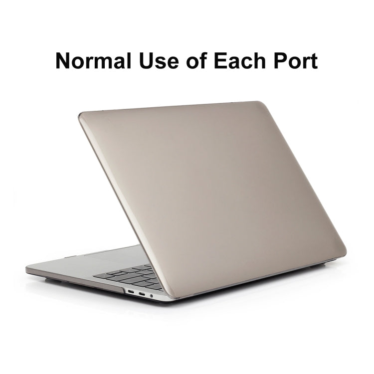 ENKAY Hat-Prince 3 in 1 For MacBook Pro 13 inch A2289 / A2251 (2020) Crystal Hard Shell Protective Case + Europe Version Ultra-thin TPU Keyboard Protector Cover + Anti-dust Plugs Set(Grey) - free shipping - PMC Jewellery - Order now!