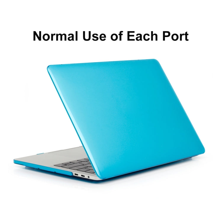 ENKAY Hat-Prince 3 in 1 For MacBook Pro 13 inch A2289 / A2251 (2020) Crystal Hard Shell Protective Case + Europe Version Ultra-thin TPU Keyboard Protector Cover + Anti-dust Plugs Set(Light Blue) - free shipping - PMC Jewellery - Order now!