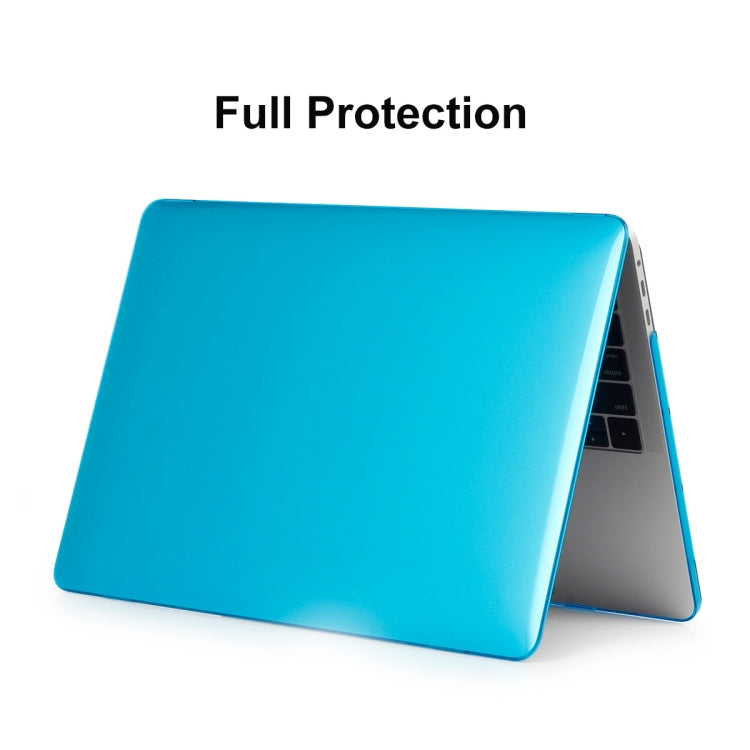 ENKAY Hat-Prince 3 in 1 For MacBook Pro 13 inch A2289 / A2251 (2020) Crystal Hard Shell Protective Case + Europe Version Ultra-thin TPU Keyboard Protector Cover + Anti-dust Plugs Set(Light Blue) - free shipping - PMC Jewellery - Order now!