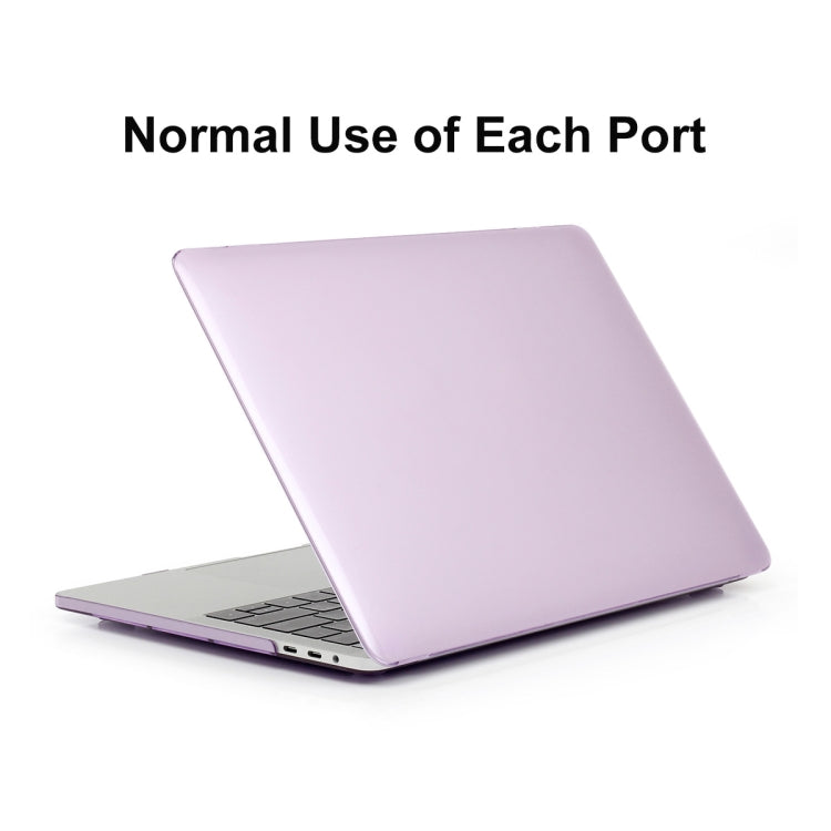 ENKAY Hat-Prince 3 in 1 For MacBook Pro 13 inch A2289 / A2251 (2020) Crystal Hard Shell Protective Case + Europe Version Ultra-thin TPU Keyboard Protector Cover + Anti-dust Plugs Set(Purple) - free shipping - PMC Jewellery - Order now!