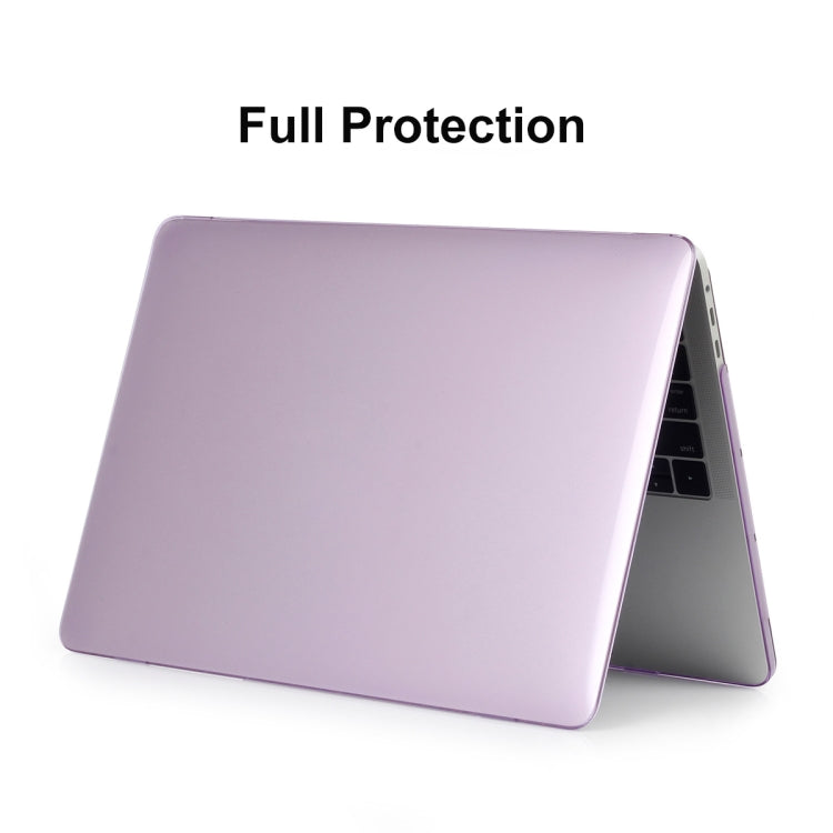 ENKAY Hat-Prince 3 in 1 For MacBook Pro 13 inch A2289 / A2251 (2020) Crystal Hard Shell Protective Case + Europe Version Ultra-thin TPU Keyboard Protector Cover + Anti-dust Plugs Set(Purple) - free shipping - PMC Jewellery - Order now!