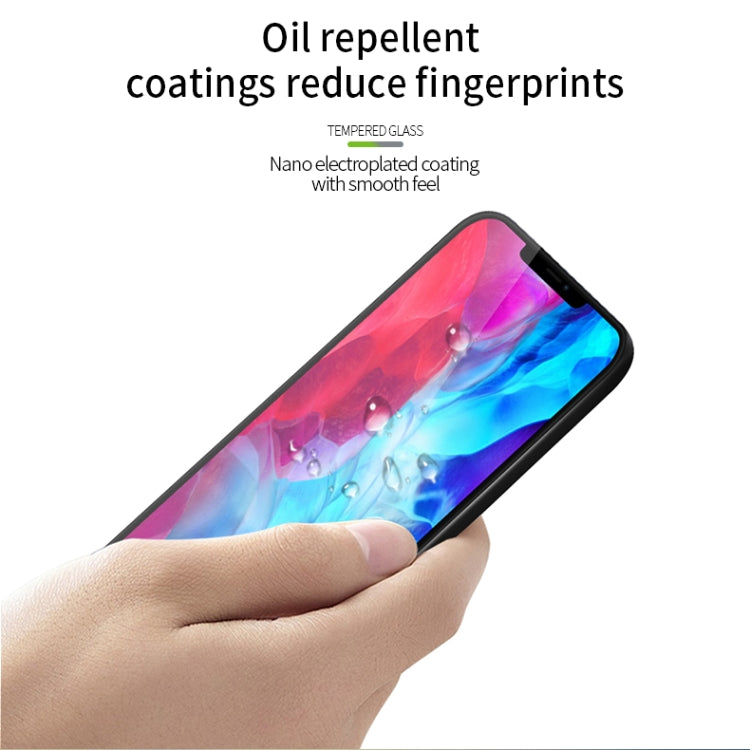 For iPhone 12 mini MOFI 9H 3D Explosion-proof Curved Screen Tempered Glass Film(Black) - iPhone 12 mini Tempered Glass by MOFI | Online Shopping South Africa | PMC TechLife