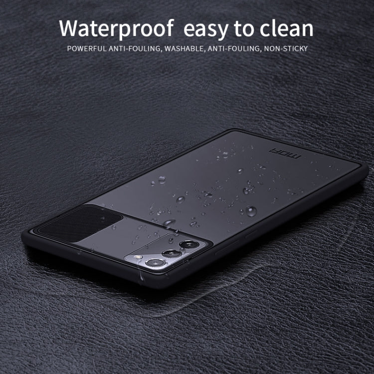 For Samsung Galaxy Note20 MOFI Xing Dun Series Translucent Frosted PC + TPU Privacy Anti-glare Shockproof All-inclusive Protective Case(Green) - Galaxy Note20 Ultra Cases by MOFI | Online Shopping South Africa | PMC TechLife | Buy Now Pay Later Mobicred