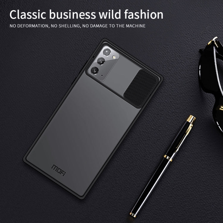 For Samsung Galaxy Note20 MOFI Xing Dun Series Translucent Frosted PC + TPU Privacy Anti-glare Shockproof All-inclusive Protective Case(Green) - Galaxy Note20 Ultra Cases by MOFI | Online Shopping South Africa | PMC TechLife | Buy Now Pay Later Mobicred