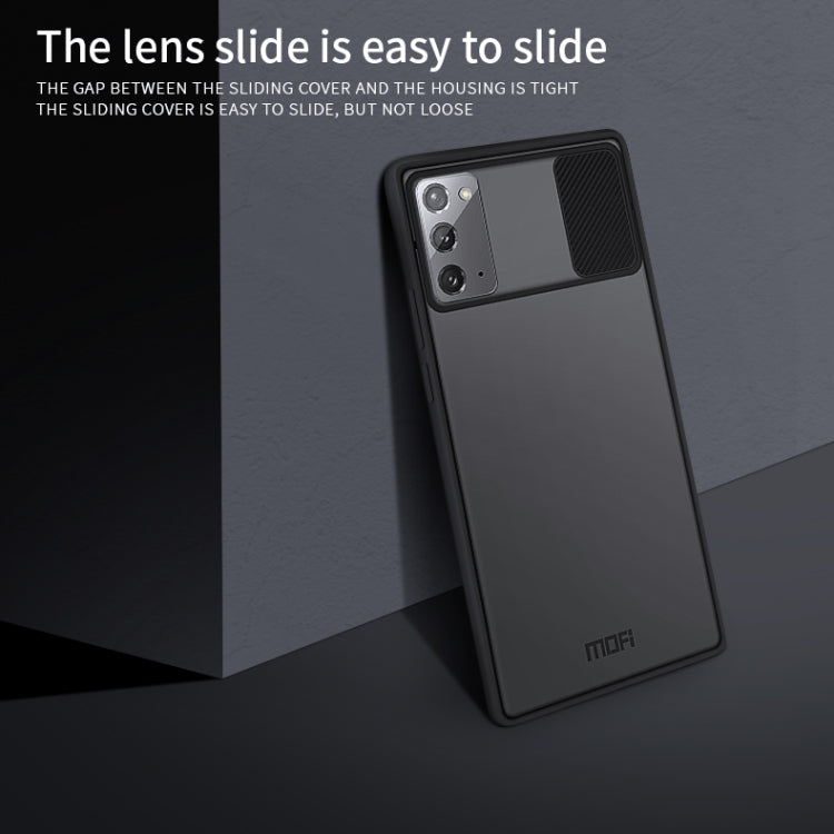 For Samsung Galaxy Note20 MOFI Xing Dun Series Translucent Frosted PC + TPU Privacy Anti-glare Shockproof All-inclusive Protective Case(Green) - Galaxy Note20 Ultra Cases by MOFI | Online Shopping South Africa | PMC TechLife | Buy Now Pay Later Mobicred