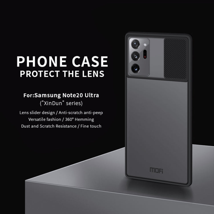 For Samsung Galaxy Note20 Ultra MOFI Xing Dun Series Translucent Frosted PC + TPU Privacy Anti-glare Shockproof All-inclusive Protective Case(Green) - Galaxy Note20 Ultra Cases by MOFI | Online Shopping South Africa | PMC TechLife | Buy Now Pay Later Mobicred
