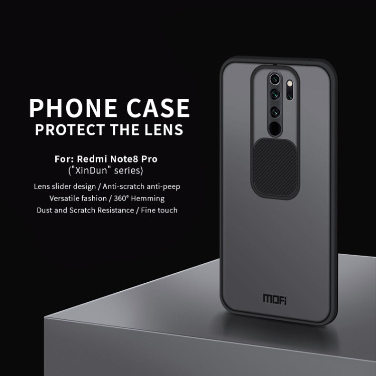For Xiaomi Redmi Note8 Pro MOFI Xing Dun Series Translucent Frosted PC + TPU Privacy Anti-glare Shockproof All-inclusive Protective Case(Green) - free shipping - PMC TechLife - Order now!