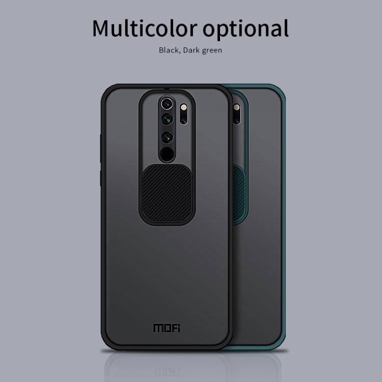 For Xiaomi Redmi Note8 Pro MOFI Xing Dun Series Translucent Frosted PC + TPU Privacy Anti-glare Shockproof All-inclusive Protective Case(Green) - free shipping - PMC TechLife - Order now!