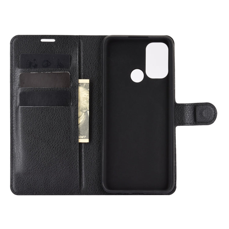 For OPPO A53 2020/OPPO A32 2020 Litchi Texture Horizontal Flip Protective Case with Holder & Card Slots & Wallet(Black) - OPPO Cases by PMC TechLife | Online Shopping South Africa | PMC TechLife | Buy Now Pay Later Mobicred