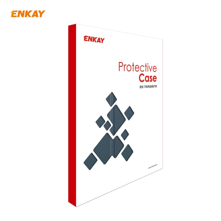 For iPad 10.2 2021 / 2020 / 2019 ENKAY ENK-8016 PU Leather + TPU Smart Case with Pen Slot(Blackish Green) - free shipping - PMc TechLife - Order now!