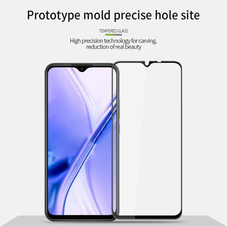 For Xiaomi Poco M2 MOFI 9H 3D Explosion-proof Curved Screen Tempered Glass Film(Black) -  by MOFI | Online Shopping South Africa | PMC TechLife
