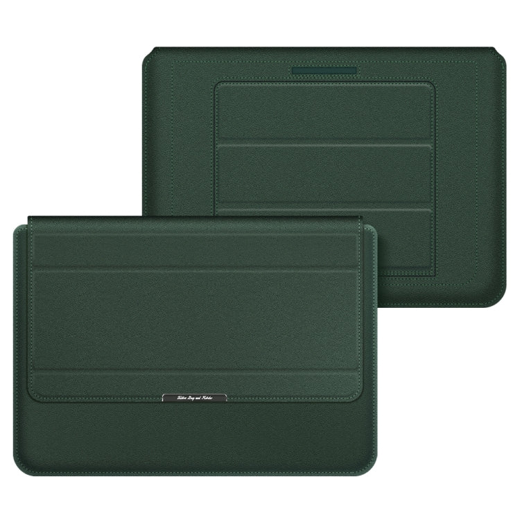 4 in 1 Universal Laptop Holder PU Waterproof Protection Wrist Laptop Bag, Size:11/12inch(Green) - 12.1 inch by PMC Jewellery | Online Shopping South Africa | PMC Jewellery | Buy Now Pay Later Mobicred
