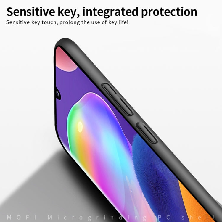 For Samsung Galaxy A31 MOFI Frosted PC Ultra-thin Hard Case(Blue) - Galaxy Phone Cases by MOFI | Online Shopping South Africa | PMC TechLife | Buy Now Pay Later Mobicred