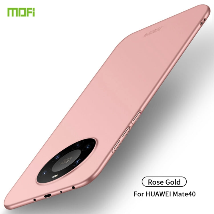 For Huawei Mate 40 MOFI Frosted PC Ultra-thin Hard Case(Rose Gold) - Huawei Cases by MOFI | Online Shopping South Africa | PMC TechLife