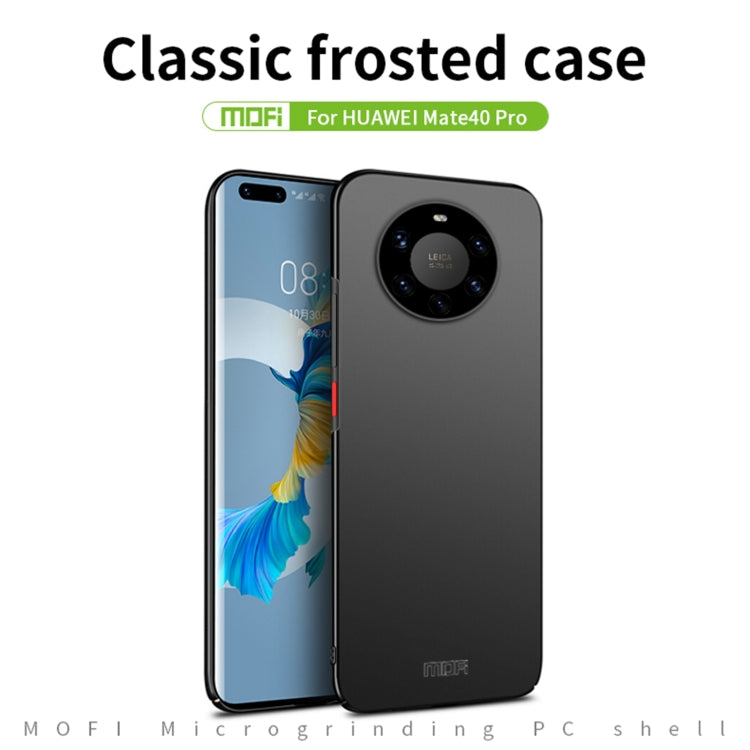 For Huawei Mate 40 Pro MOFI Frosted PC Ultra-thin Hard Case(Blue) - Huawei Cases by MOFI | Online Shopping South Africa | PMC TechLife | Buy Now Pay Later Mobicred