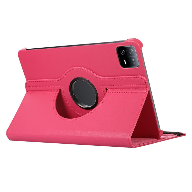 For Xiaomi Pad 6 / Pad 6 Pro ENKAY 360 Degree Rotation Stand Litchi Leather Smart Tablet Case(Rose) - free shipping - PMc TechLife - Order now!