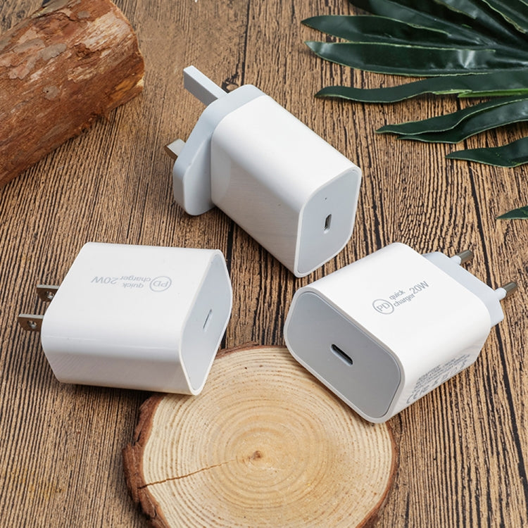 SDC-20W 2 in 1 PD 20W USB-C / Type-C Travel Charger + 3A PD3.0 USB-C / Type-C to 8 Pin Fast Charge Data Cable Set, Cable Length: 2m, EU Plug - USB Charger by PMC Jewellery | Online Shopping South Africa | PMC Jewellery | Buy Now Pay Later Mobicred