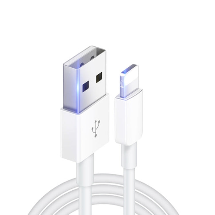 XJ-017 3A USB Male to 8 Pin Male Fast Charging Data Cable,  Length: 1m - Normal Style Cable by PMC Jewellery | Online Shopping South Africa | PMC Jewellery | Buy Now Pay Later Mobicred