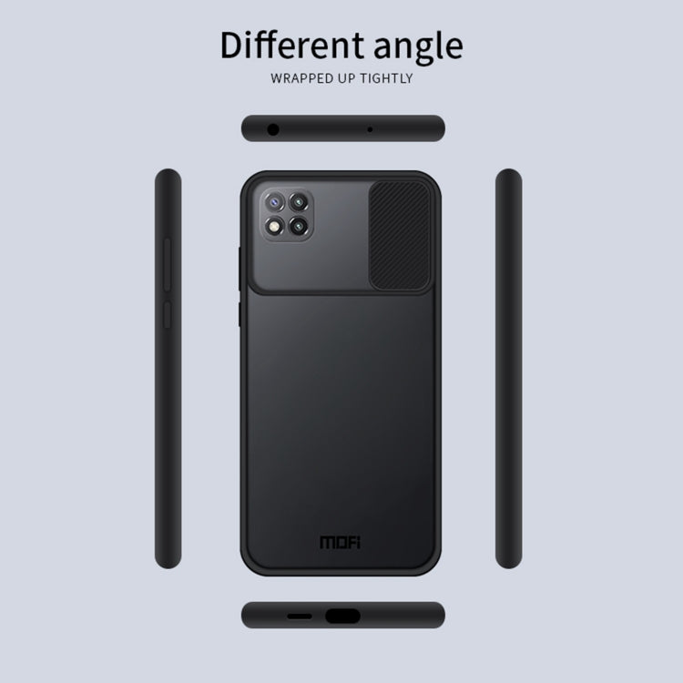For Xiaomi Poco C3 MOFI Xing Dun Series Translucent Frosted PC + TPU Privacy Anti-glare Shockproof All-inclusive Protective Case(Black) - free shipping - PMC TechLife - Order now!