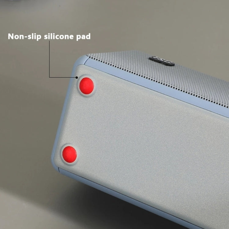 T&G TG271 TWS Subwoofer Bluetooth Speaker With Braided Rope, Support USB/AUX/TF Card/FM(Gray) - free shipping - PMC Jewellery - Order now!